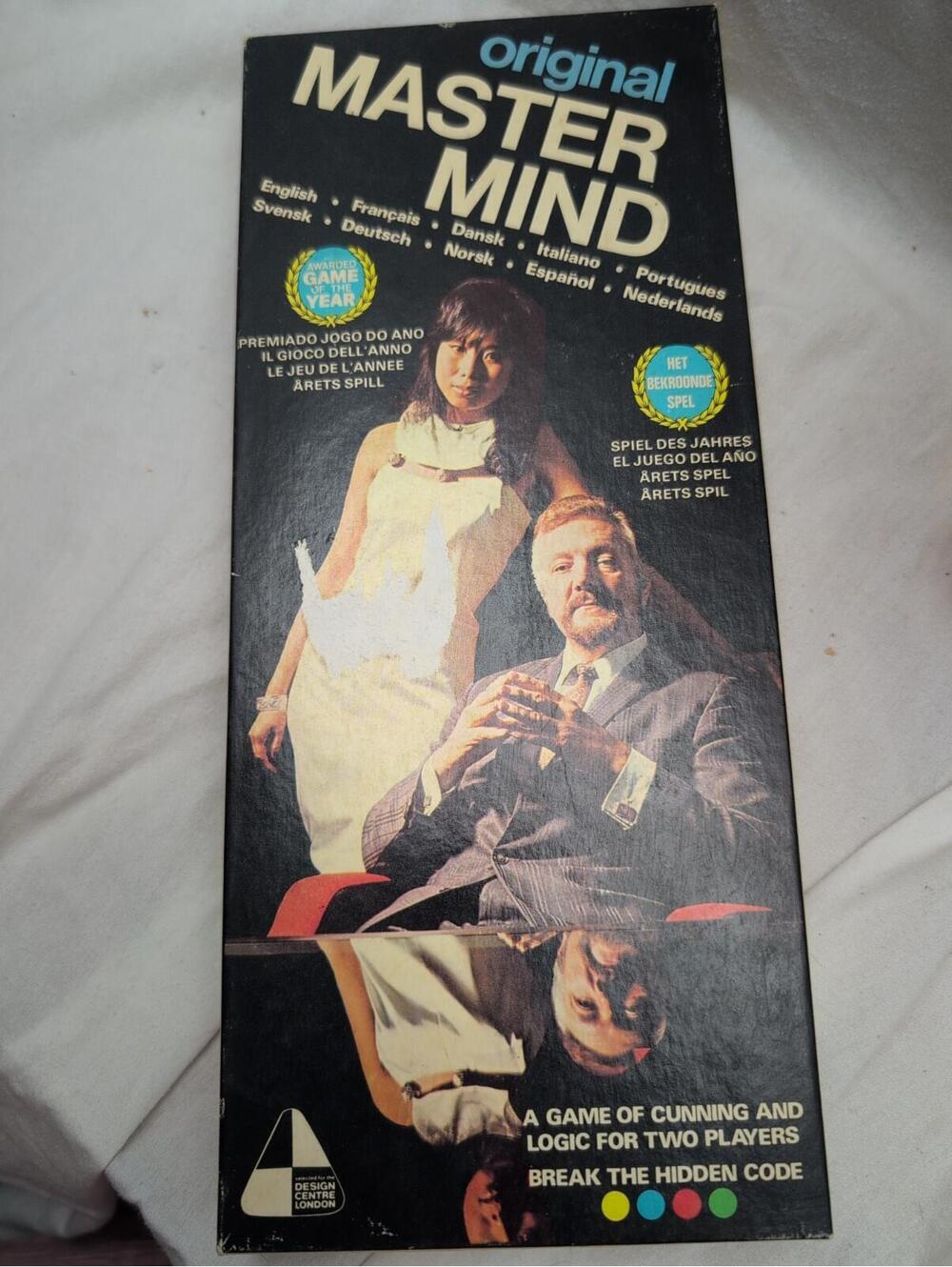 Vintage Invicra 1972 Original Master mind Strategy Game